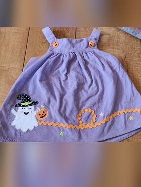 Kids Halloween Ghost Dress - Purple